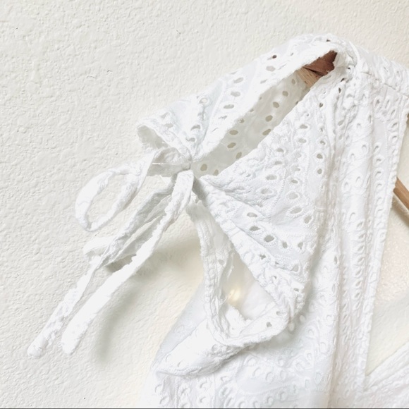 NWOT EXPRESS WHITE EYELET JUMPSUIT - Picture 11 of 13